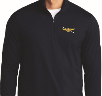 Pullover Pilot 1/4Zip Navy PortAuthority Micro-Mesh